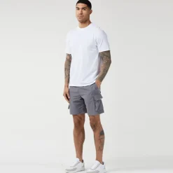 New Closure London Herre Ripstop Utility Tech Shorts Antracit Grå