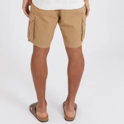 Brave Soul Herre Riverwood Cargo shorts Ecru beige