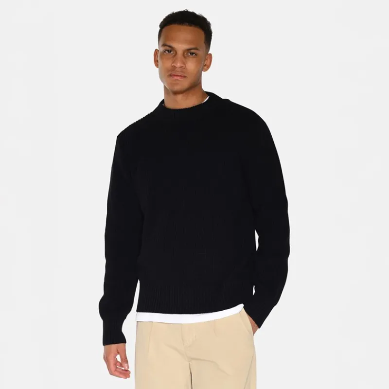 Clearance Minimum Herre Rob Jumper 999 Black Sort