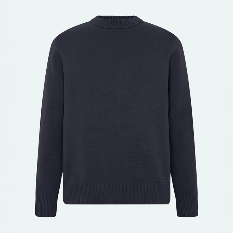 New Minimum Herre Rob Jumper 3922 Sky Captain Marineblå