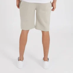 Bench Herre Rollo Spots Fleece Shorts Gråbrun Beige