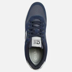 Clearance Cruyff Herre Royal C Canvas Sneakers Blå Marineblå
