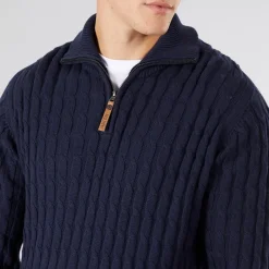 Online Indicode Herre Rufus Jumper Mørk Navy Mørk marineblå