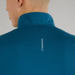 Discount Puma Herre Run Favorit 1/4 Zip Løbe T-shirt Ocean Tropic Blå