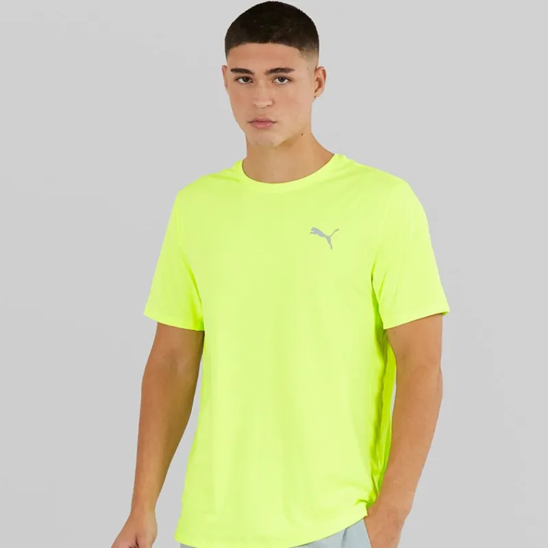 Puma Herre Run Favorite Velocity Løbe Top Fizzy Apple Grøn