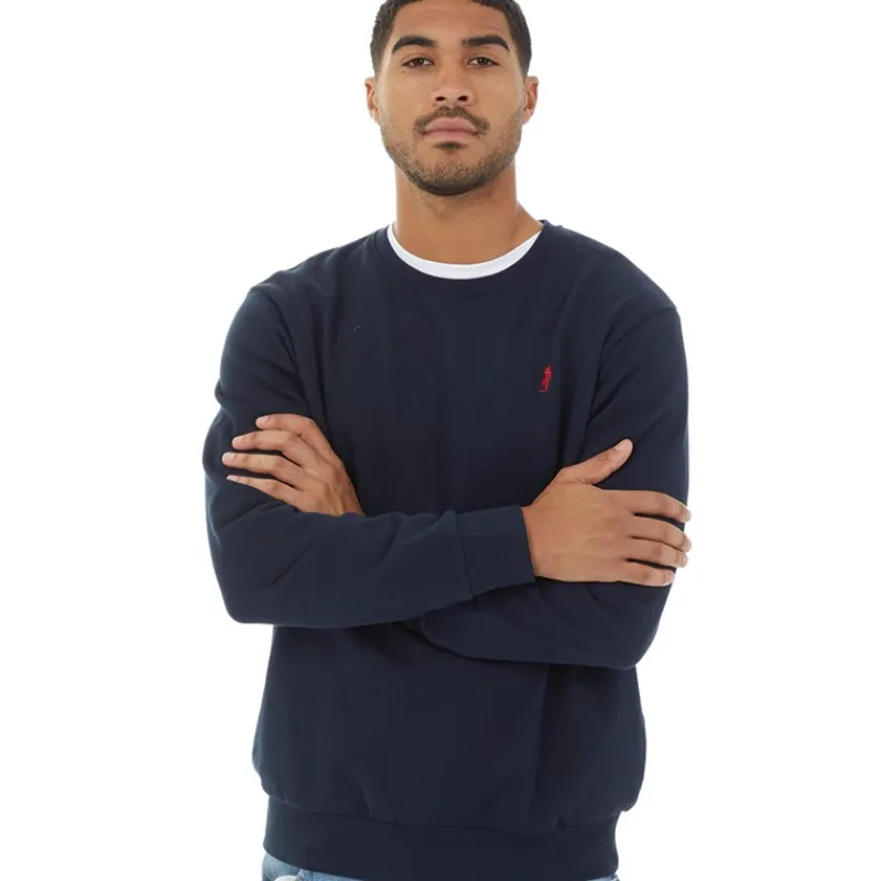 Sale MCS Herre Rundhals Sweatshirt Mørk Safir