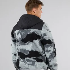 Discount Bench Herre Sableo Fleece Hættetrøje Sort camo