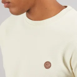 Online Indicode Herre Salupe Sweatshirt Asparges Hvid