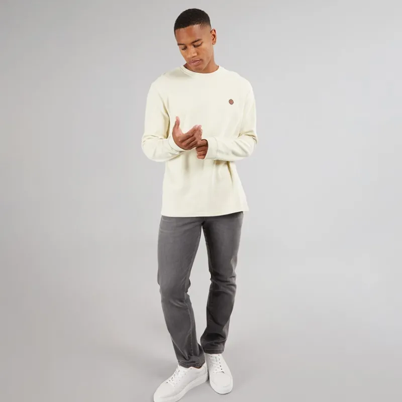 Online Indicode Herre Salupe Sweatshirt Asparges Hvid