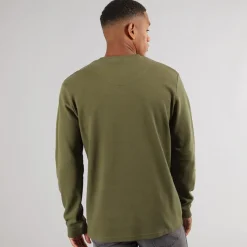 Hot Indicode Herre Salupe Sweatshirt Mørk Oliven Mørk olivengrøn