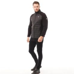 Trespass Herre Saunter Hybrid Polstret Jakke Sort