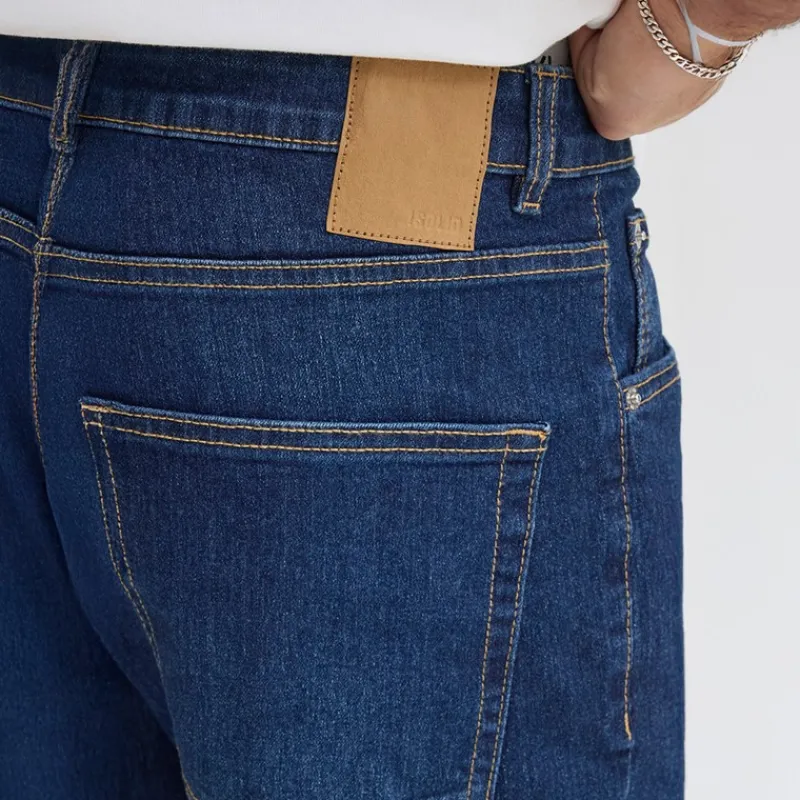Sale Solid Herre Sdryder Denim Jeans Dark Blue Denim Mørk denimblå