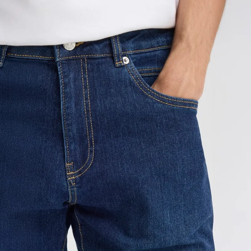 Sale Solid Herre Sdryder Denim Jeans Dark Blue Denim Mørk denimblå