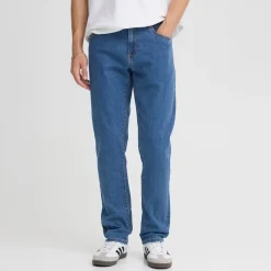 Sale Solid Herre Sdryder Denim Jeans Middle Blue Denim Mellemblå