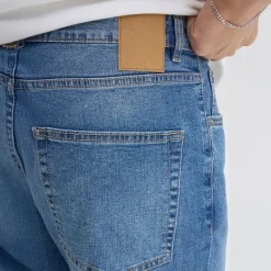 Sale Solid Herre Sdryder Denim Jeans Middle Vintage Blue Denim Mellemblå