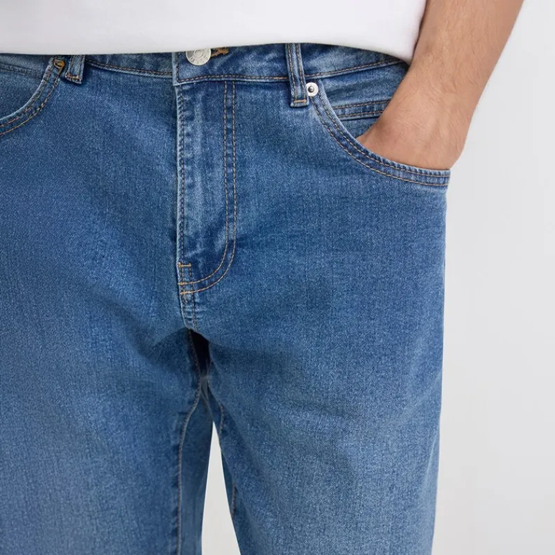 Sale Solid Herre Sdryder Denim Jeans Middle Vintage Blue Denim Mellemblå