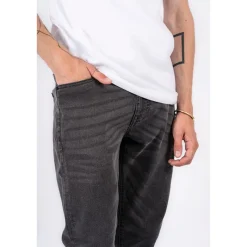 Outlet Marcus Herre Sebb Jeans Med Lige Ben Grå Mørkegrå
