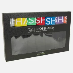 Online Crosshatch Herre Sette Styk Syv-Pakke Boxer Shorts Assorterede