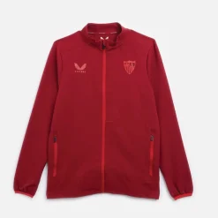 New Castore Herre SFC Sevilla FC Rejsejakke Biking Rød