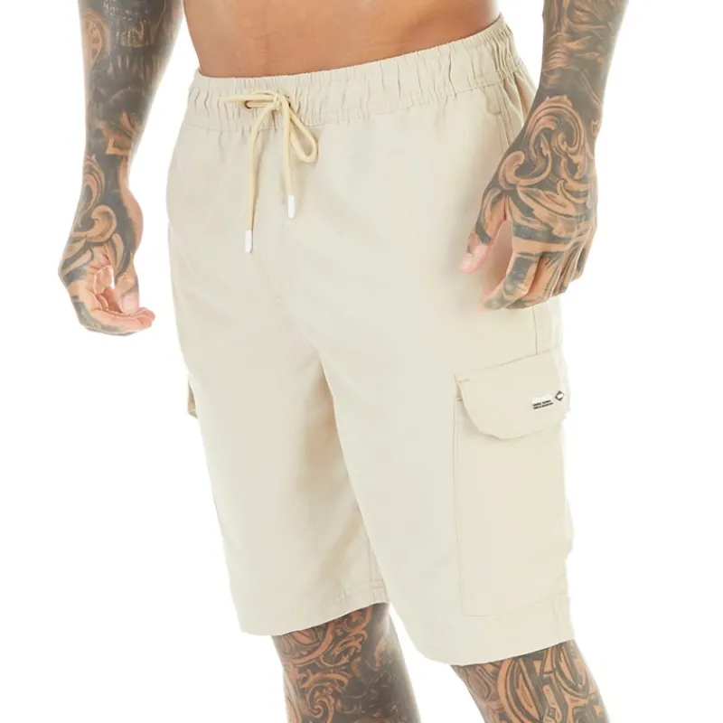 Sale Bench Herre Shallis Cargo Badebukser Sten beige
