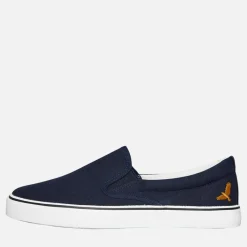 Discount Brave Soul Herre Skate Eagle Lærredgummisko Marineblå