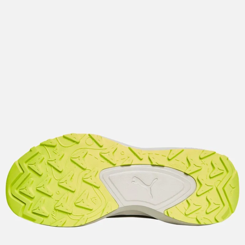 Sale Puma Herre Skyrocket Lite Trail Løbesko /Fjergrå/Gult Alarm Sort