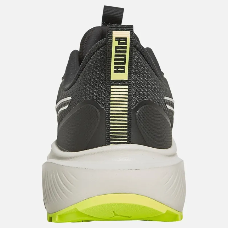 Sale Puma Herre Skyrocket Lite Trail Løbesko /Fjergrå/Gult Alarm Sort