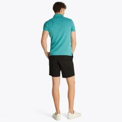 Outlet Tommy Hilfiger Herre Slim Polo Hazy Teal Grønblå