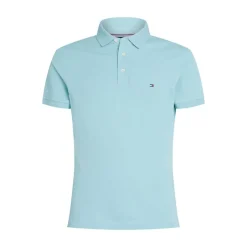 Tommy Hilfiger Herre Slim Polo Tradewinds Aqua Lyseblå