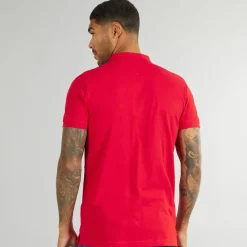 Sale Tommy Jeans Herre Slim Stolpelukning Polo Dybrød