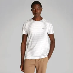 Hot Calvin Klein Herre Slim Stribe T-Shirt K10K1141770K6