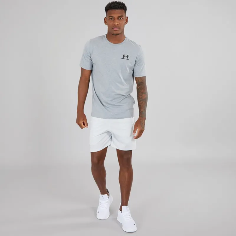Sale Under Armour Herre Sportstyle T-Shirt Lys Grå Mergel Lysegrå Mergel