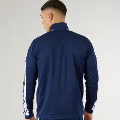 New adidas Herre Squadra 21 1/​4 Zip træningstop Navy/​Hvid