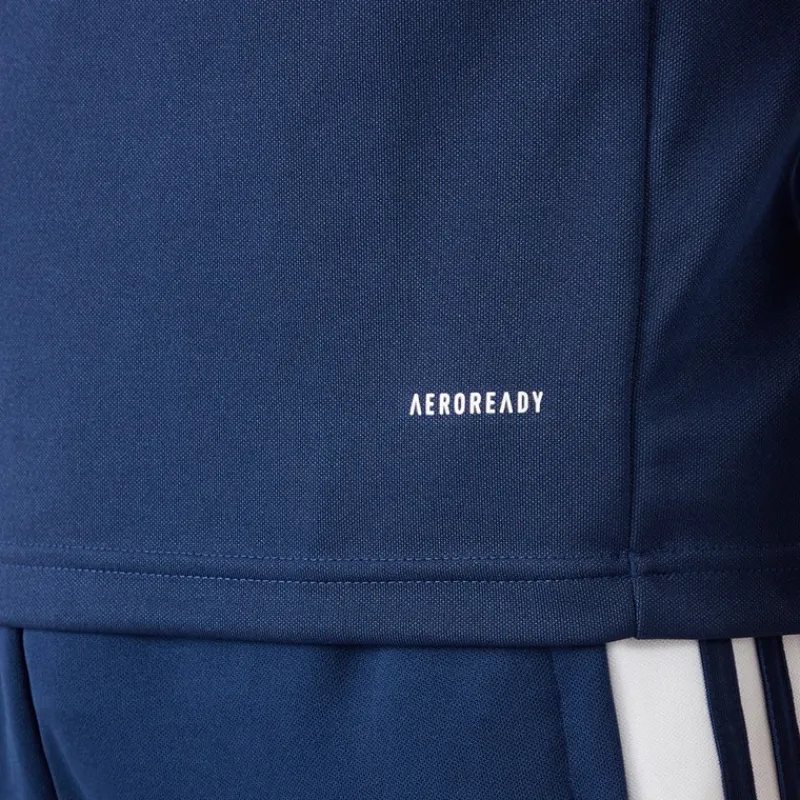 New adidas Herre Squadra 21 1/4 Zip træningstop Navy/Hvid