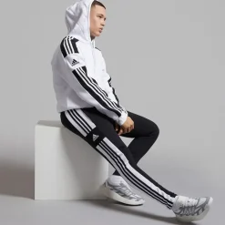 New adidas Herre Squadra 21 Joggers Sort/Hvid