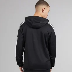 Hot adidas Herre Squadra 21 Pullover Træningshættetrøje Sort/​Hvid