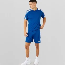 Outlet adidas Herre Squadra 21 Shorts Team Royal Blå/Hvid
