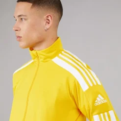 New adidas Herre Squadra 21 Trænings Track Top Team Yellow/Hvid