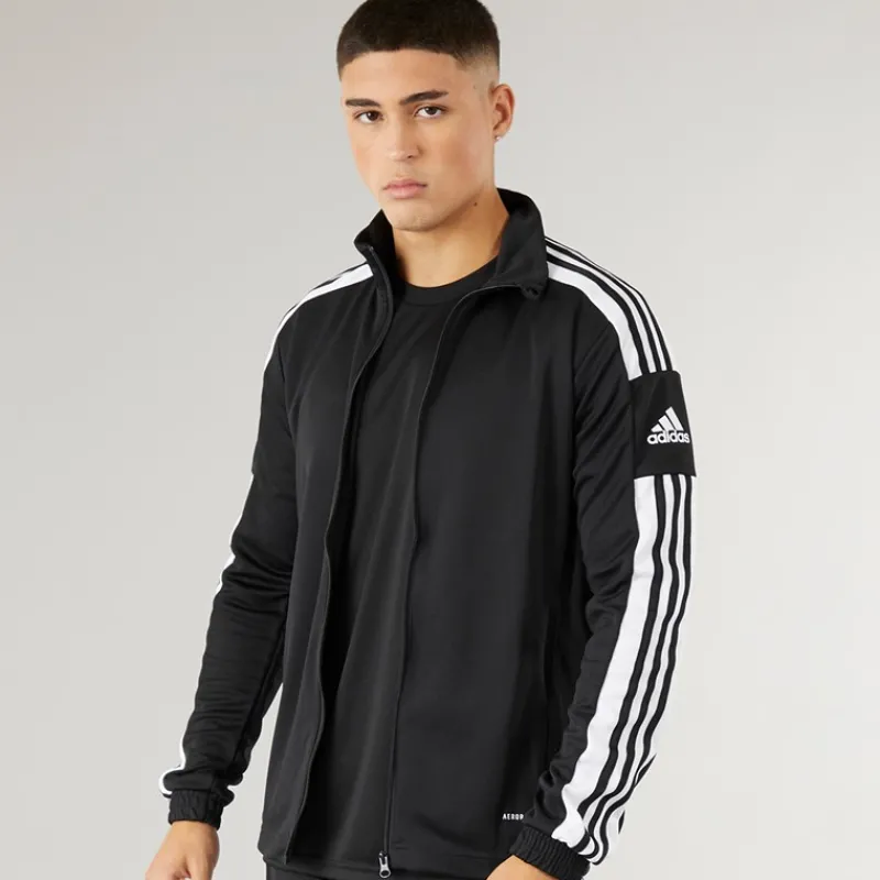 Outlet adidas Herre Squadra 21 træningsjakke /Hvid Sort