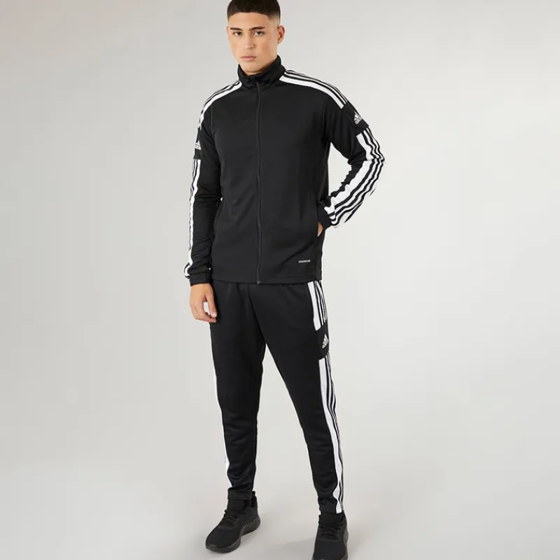 Outlet adidas Herre Squadra 21 træningsjakke /Hvid Sort