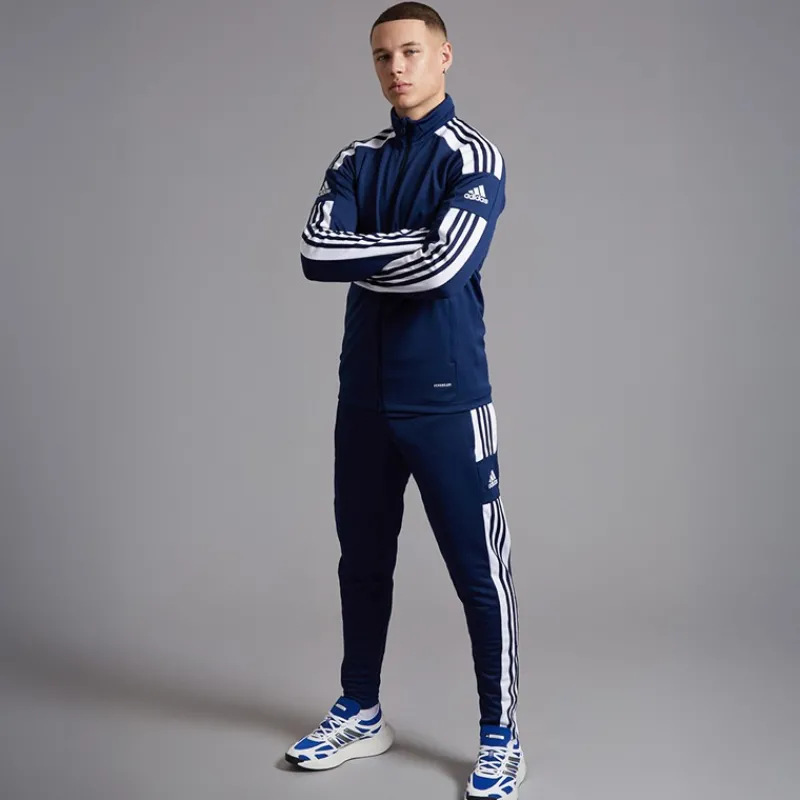 Hot adidas Herre Squadra 21 træningsjakke Navy/Hvid Marineblå