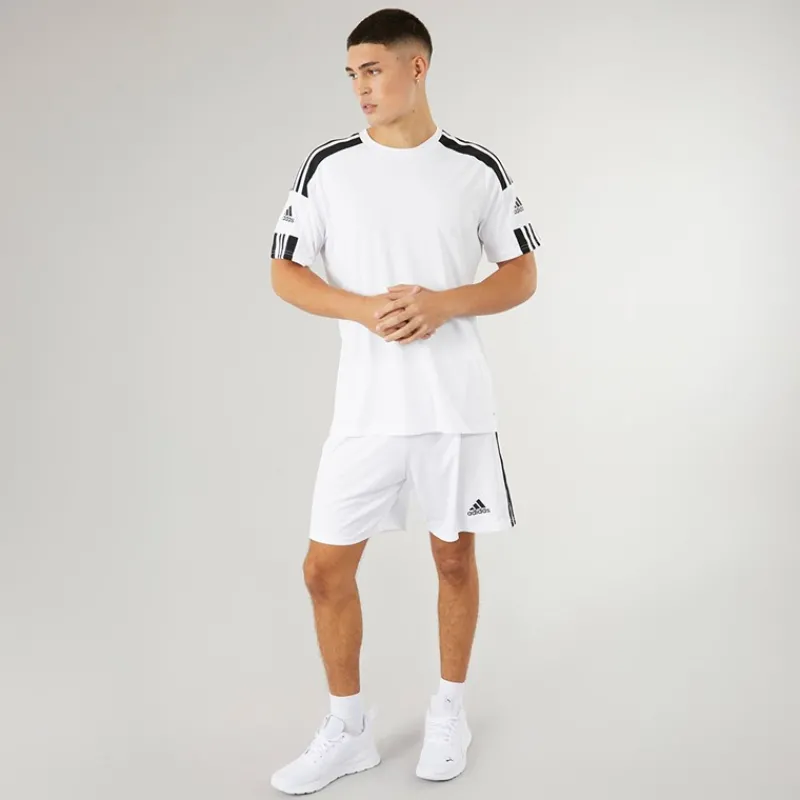 Discount adidas Herre Squadra 21 T-shirt /Sort Hvid