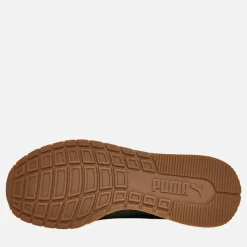 Puma Herre ST Runner V4 Læder Sneakers /​Stærk Grå/​Gummi Sort