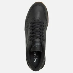 Puma Herre ST Runner V4 Læder Sneakers /​Stærk Grå/​Gummi Sort