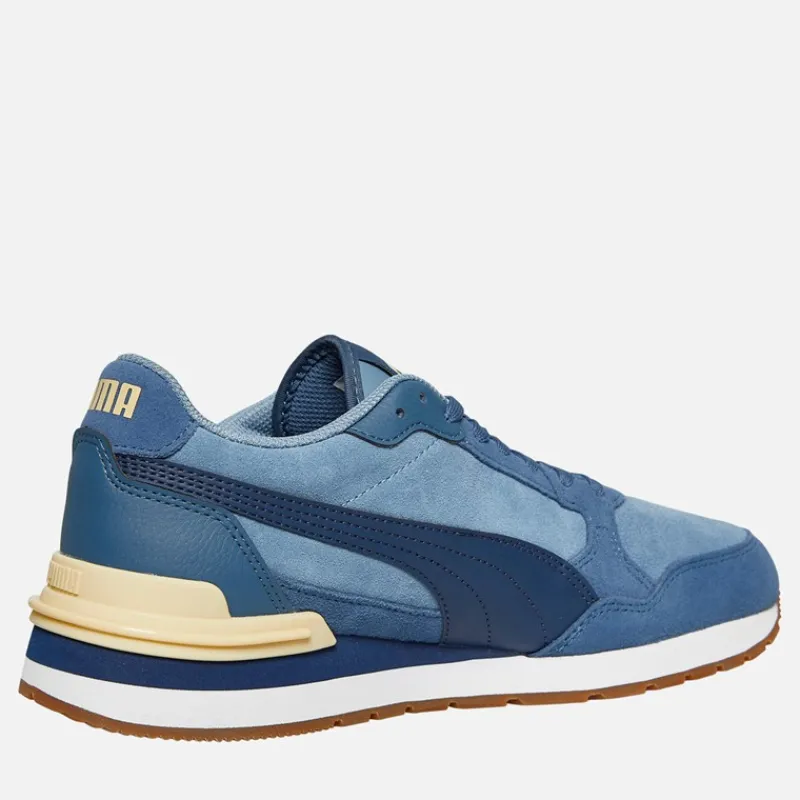 New Puma Herre ST Runner V4 Suede Træningssko Native Blå / Persian Blå / Mørk Indigo