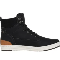 Clearance Crosshatch Herre Staiger Hi-Top Træningssko Sort