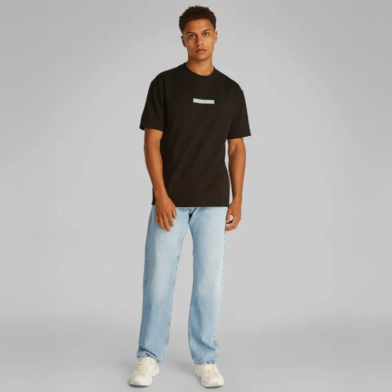 Outlet Calvin Klein Jeans Herre Standard Straight Jeans Denim Lys