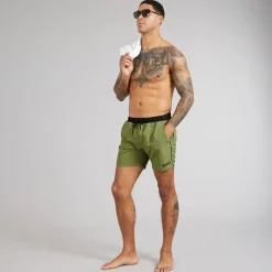 New BOSS Herre Stjernefisk Svømme Shorts Medium Green
