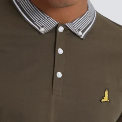 Brave Soul Herre Story Polo Khaki kakigrøn