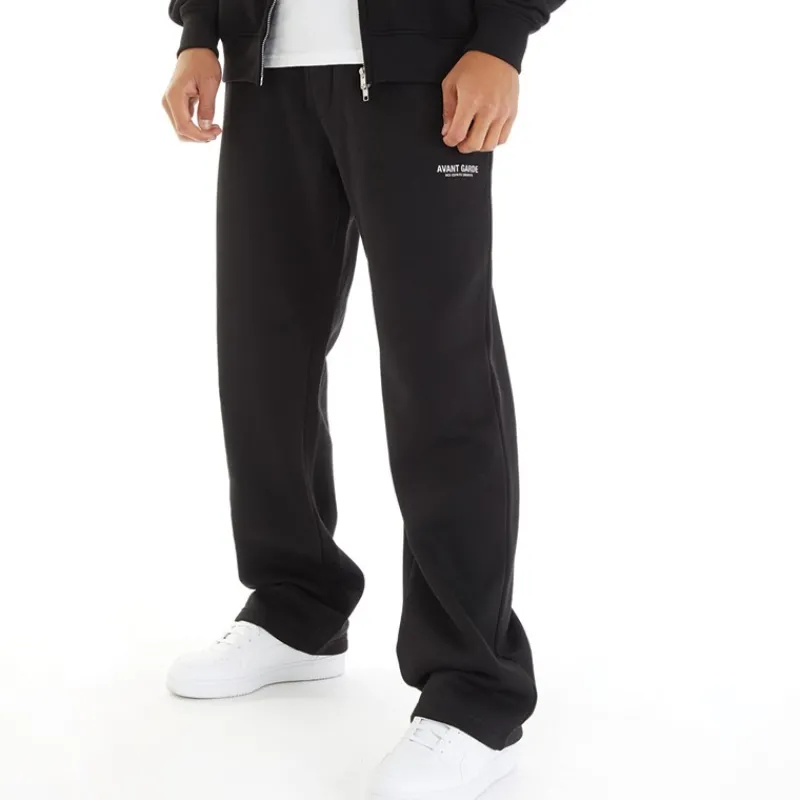 Online Avant Garde Herre Straight Leg Joggers Sort